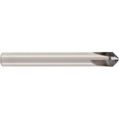 Seco - 12mm Diam 4 Flute Single End Solid Carbide Chamfer Mill - Americas Industrial Supply