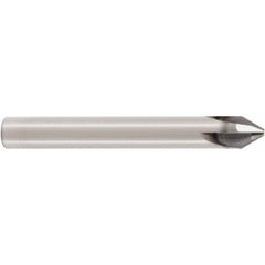 Seco - 10mm Diam 4 Flute Single End Solid Carbide Chamfer Mill - Americas Industrial Supply