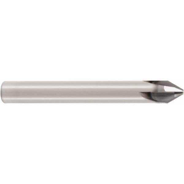 Seco - 3mm Diam 3 Flute Single End Solid Carbide Chamfer Mill - Americas Industrial Supply