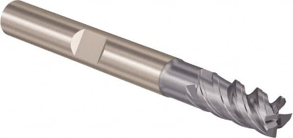 Seco - 12mm, 4 Flute, Single End, Solid Carbide, 2.5mm Corner Radius End Mill - 83mm OAL, 48° Helix, Right Hand Flute, 26mm LOC, Right Hand Cut - Americas Industrial Supply