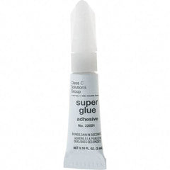 Value Collection - 0.10 oz Tube Clear Instant Adhesive - 30 sec Working Time - Americas Industrial Supply