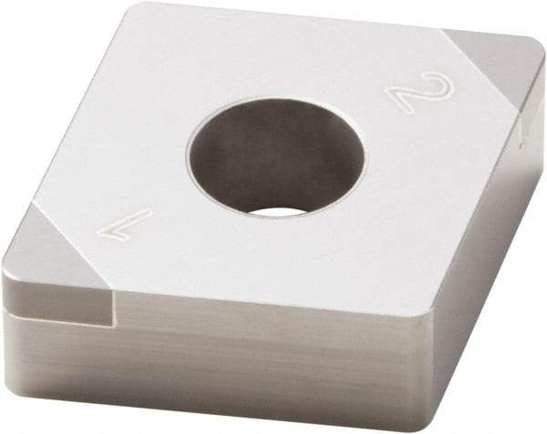 Seco - CNGA432 WZ-U Grade CBN010 Carbide Turning Insert - 80° Diamond, 1/2" Inscr Circle, 3/16" Thick, 1/32" Corner Radius - Americas Industrial Supply