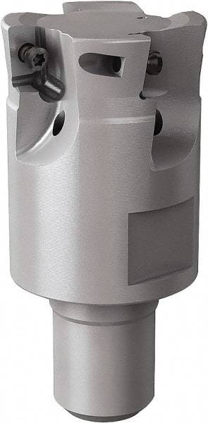 Seco - 32mm Cut Diam, 6mm Max Depth of Cut, Indexable Plunge End Mill - M16 Modular Connection, Multiple Insert Styles, R217.79 Toolholder Style, Through Coolant, Series Turbo 10 - Americas Industrial Supply