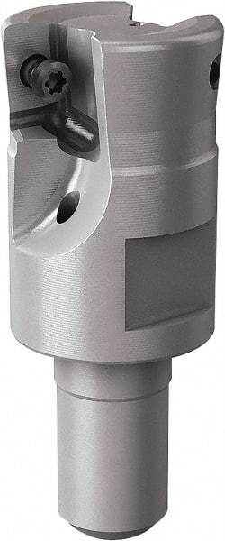 Seco - 20mm Cut Diam, 6mm Max Depth of Cut, Indexable Plunge End Mill - M10 Modular Connection, Multiple Insert Styles, R217.79 Toolholder Style, Through Coolant, Series Turbo 10 - Americas Industrial Supply