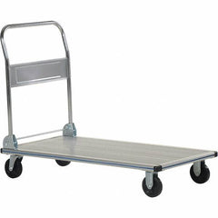 Vestil - 600 Lb Capacity Steel Platform Truck - Steel Deck, 24" OAW - Americas Industrial Supply