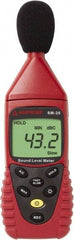 Amprobe - A and C Frequency Weight, LCD Display Sound Meter - 30 to 130 Decibels - Americas Industrial Supply
