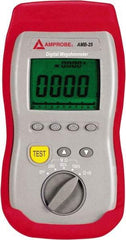 Amprobe - Digital LCD Display, 2,000 Megohm Electrical Insulation Resistance Tester & Megohmmeter - 1,000 VDC Max Test Voltage, Powered by 1.5V AA Battery - Americas Industrial Supply