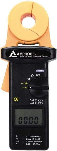 Amprobe - LCD Display Earth Ground Resistance Tester - Battery - Americas Industrial Supply