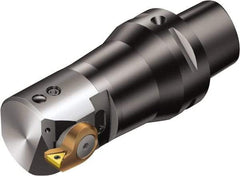 Sandvik Coromant - Right Hand Cut, 86mm Min Bore Diam, Steel Modular Boring Cutting Unit Head - 3" Max Bore Depth, Through Coolant, Compatible with TCMT 221825..TC-Cx (1) - Americas Industrial Supply