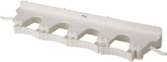 Vikan - 22 Lb Capacity, 3-5/32" Projection, Polypropylene/Rubber Wall Strip Organizer - 15-1/2" OAL - Americas Industrial Supply