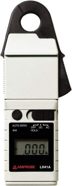 Amprobe - 3030898, CAT II, Digital Average Responding Clamp Meter with 0.748" Clamp On Jaws - 40 AC/DC Amps, Measures Current - Americas Industrial Supply