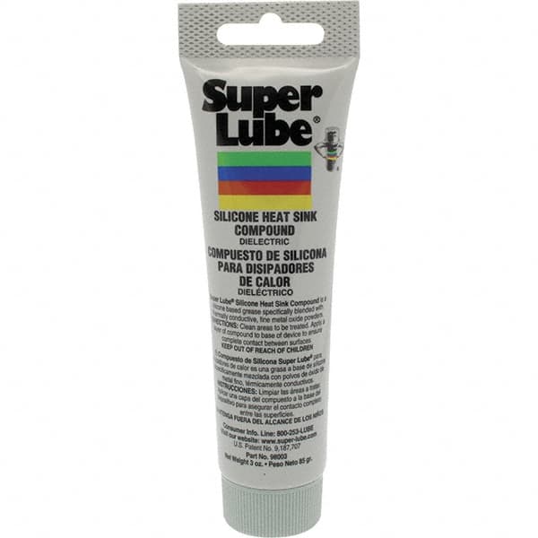 Synco Chemical - 3 oz Tube Silicone Heat-Transfer Grease - White, 450°F Max Temp, - Americas Industrial Supply