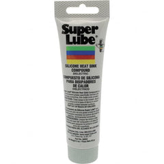 Synco Chemical - 3 oz Tube Silicone Heat-Transfer Grease - White, 450°F Max Temp, - Americas Industrial Supply