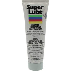 Synco Chemical - 8 oz Tube Silicone General Purpose Grease - Translucent White/Gray, Food Grade, 500°F Max Temp, NLGIG 2, - Americas Industrial Supply