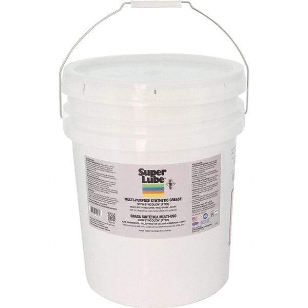 Synco Chemical - 30 Lb Pail Synthetic General Purpose Grease - Translucent White, Food Grade, 450°F Max Temp, NLGIG 1, - Americas Industrial Supply