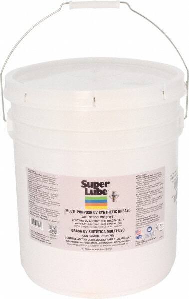 Synco Chemical - 30 Lb Pail Synthetic General Purpose Grease - Translucent White, Food Grade, 450°F Max Temp, NLGIG 2, - Americas Industrial Supply