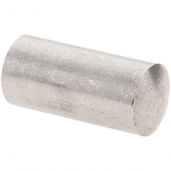 Value Collection - 5mm Diam x 10mm Pin Length 416 Stainless Steel Precision Dowel Pin - C 36-42 Hardness, 1 Beveled & 1 Rounded End - Americas Industrial Supply