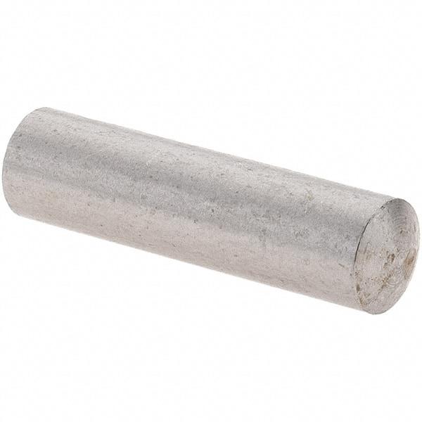 Value Collection - 5mm Diam x 18mm Pin Length 303 Stainless Steel Precision Dowel Pin - Unhardened, 1 Beveled & 1 Rounded End - Americas Industrial Supply