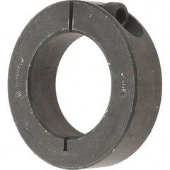 Value Collection - 35mm Bore, Steel, One Piece Clamp Collar - 2-1/4" Outside Diam - Americas Industrial Supply