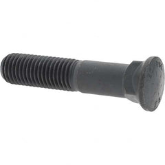 Value Collection - 3/4-10 UNC, 3-3/4" OAL, Alloy Steel Plow Bolt - Uncoated, Grade 8 - Americas Industrial Supply