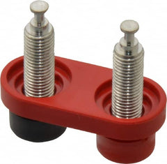 Pomona - Red Electrical Test Equipment Jack - Use with 0.070-0.375" Panels - Americas Industrial Supply