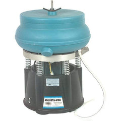 Raytech - 0.35 Cu Ft, 1 hp, Dry Operation Vibratory Tumbler - Flow Through Drain, Tilt Feature - Americas Industrial Supply