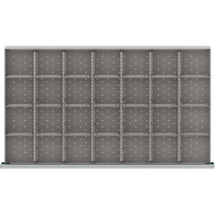LISTA - 28-Compartment Drawer Divider Layout for 3.15" High Drawers - Americas Industrial Supply
