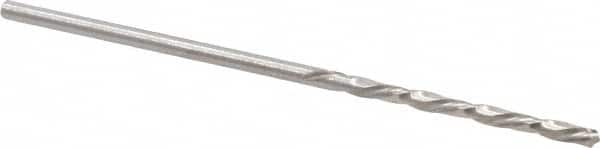 Chicago-Latrobe - 1/16" 118° High Speed Steel Jobber Drill - Bright Finish, Left Hand Cut, Spiral Flute, Straight Shank, 1-7/8" OAL, Standard Point - Americas Industrial Supply