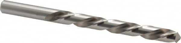 Chicago-Latrobe - 13/32" 118° High Speed Steel Jobber Drill - Bright Finish, Left Hand Cut, Spiral Flute, Straight Shank, 5-1/4" OAL, Standard Point - Americas Industrial Supply
