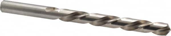 Chicago-Latrobe - 27/64" 118° High Speed Steel Jobber Drill - Bright Finish, Left Hand Cut, Spiral Flute, Straight Shank, 5-3/8" OAL, Standard Point - Americas Industrial Supply