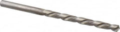 Chicago-Latrobe - #8 118° High Speed Steel Jobber Drill - Bright Finish, Left Hand Cut, Spiral Flute, Straight Shank, 3-5/8" OAL, Standard Point - Americas Industrial Supply