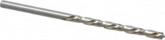Chicago-Latrobe - #27 118° High Speed Steel Jobber Drill - Bright Finish, Left Hand Cut, Spiral Flute, Straight Shank, 3" OAL, Standard Point - Americas Industrial Supply