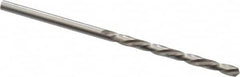 Chicago-Latrobe - #33 118° High Speed Steel Jobber Drill - Bright Finish, Left Hand Cut, Spiral Flute, Straight Shank, 2-5/8" OAL, Standard Point - Americas Industrial Supply