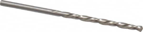 Chicago-Latrobe - #39 118° High Speed Steel Jobber Drill - Bright Finish, Left Hand Cut, Spiral Flute, Straight Shank, 2-3/8" OAL, Standard Point - Americas Industrial Supply