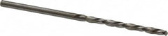 Chicago-Latrobe - #44 118° High Speed Steel Jobber Drill - Bright Finish, Left Hand Cut, Spiral Flute, Straight Shank, 2-1/8" OAL, Standard Point - Americas Industrial Supply