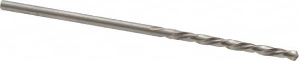 Chicago-Latrobe - #50 118° High Speed Steel Jobber Drill - Bright Finish, Left Hand Cut, Spiral Flute, Straight Shank, 2" OAL, Standard Point - Americas Industrial Supply