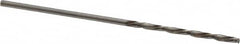 Chicago-Latrobe - #55 118° High Speed Steel Jobber Drill - Bright Finish, Left Hand Cut, Spiral Flute, Straight Shank, 1-7/8" OAL, Standard Point - Americas Industrial Supply