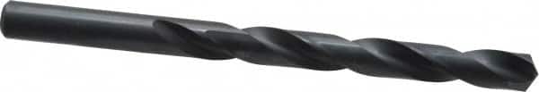 Chicago-Latrobe - 23/64" 135° High Speed Steel Jobber Drill - Oxide Finish, Right Hand Cut, Spiral Flute, Straight Shank, 4-7/8" OAL, Split Point - Americas Industrial Supply