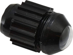 Norgren - 10-32 Female UNF Bottom Rotowink Pressure Indicator - 1 to 15 psiG, Black Unactuated Color & Green Actuated Color - Americas Industrial Supply