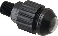 Norgren - 1/8" Male NPTF Bottom Rotowink Pressure Indicator - 15 to 150 psiG, Black Unactuated Color & Red Actuated Color - Americas Industrial Supply