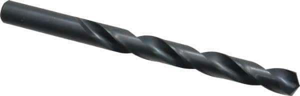 Chicago-Latrobe - Letter Z 135° High Speed Steel Jobber Drill - Oxide Finish, Right Hand Cut, Spiral Flute, Straight Shank, 5-1/4" OAL, Split Point - Americas Industrial Supply