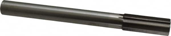 Interstate - 1-5/32" High Speed Steel Chucking Reamer - Straight Flute, Straight Shank, 2-7/8" Flute Length, 11" OAL - Americas Industrial Supply