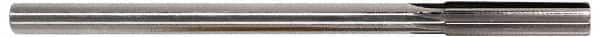 Alvord Polk - 1-1/8" Cobalt 10 Flute Chucking Reamer - Straight Flute, 7/8" Straight Shank, 2-7/8" Flute Length, 11" OAL - Americas Industrial Supply