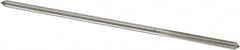 Interstate - 3.5mm High Speed Steel Chucking Reamer - Straight Flute, Straight Shank, 1" Flute Length, 4" OAL - Americas Industrial Supply