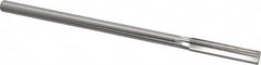 Interstate - 8mm High Speed Steel Chucking Reamer - Straight Flute, Straight Shank, 1-1/2" Flute Length, 6" OAL - Americas Industrial Supply