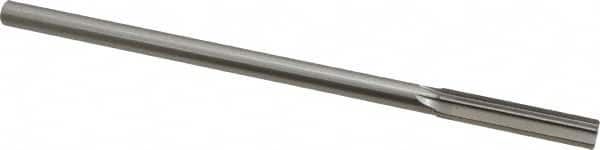 Interstate - 9mm High Speed Steel Chucking Reamer - Straight Flute, Straight Shank, 1-3/4" Flute Length, 7" OAL - Americas Industrial Supply