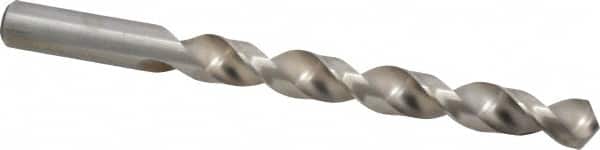 Chicago-Latrobe - 1/2" 118° High Speed Steel Jobber Drill - Bright Finish, Right Hand Cut, Spiral Flute, Straight Shank, 6" OAL, Standard Point - Americas Industrial Supply