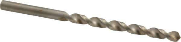 Chicago-Latrobe - #4 118° High Speed Steel Jobber Drill - Bright Finish, Right Hand Cut, Spiral Flute, Straight Shank, 3-3/4" OAL, Standard Point - Americas Industrial Supply