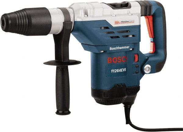 Bosch - 120 Volt 1-5/8" Keyless Chuck Electric Rotary Hammer - 0 to 3,600 BPM, 0 to 1,700 & 0 to 2,900 RPM - Americas Industrial Supply