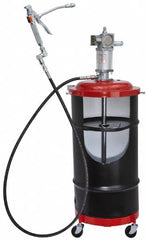 Lincoln - Grease Lubrication 80 Cu In/min Flow Aluminum Air-Operated Pump - For 120 Lb Container - Americas Industrial Supply